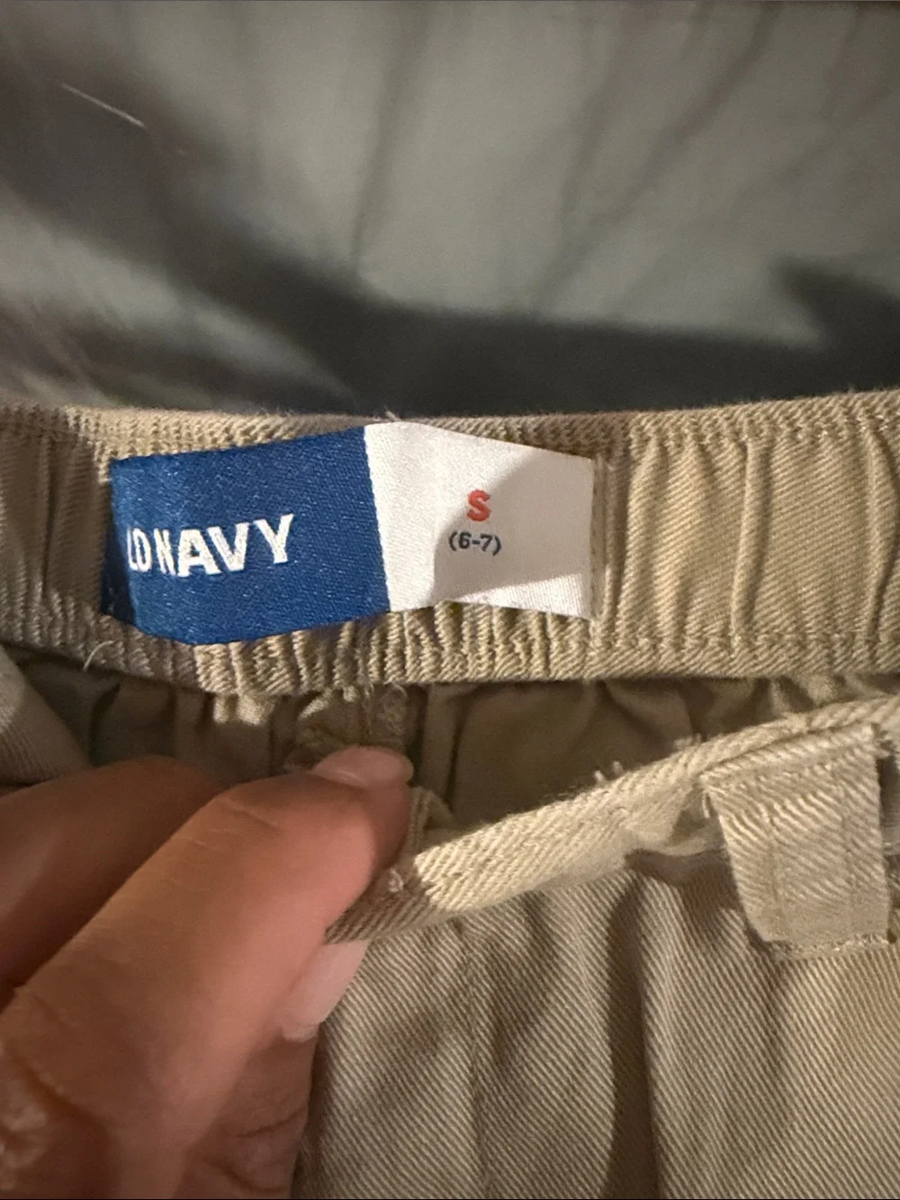 Old Navy Tan Cargo Pants with Pocket Detail